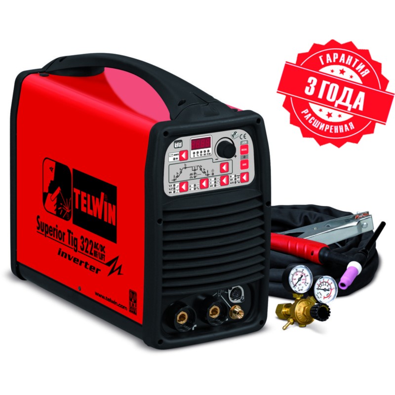 SUPERIOR TIG 322 AC/DC HF/LIFT + TIG ACC.